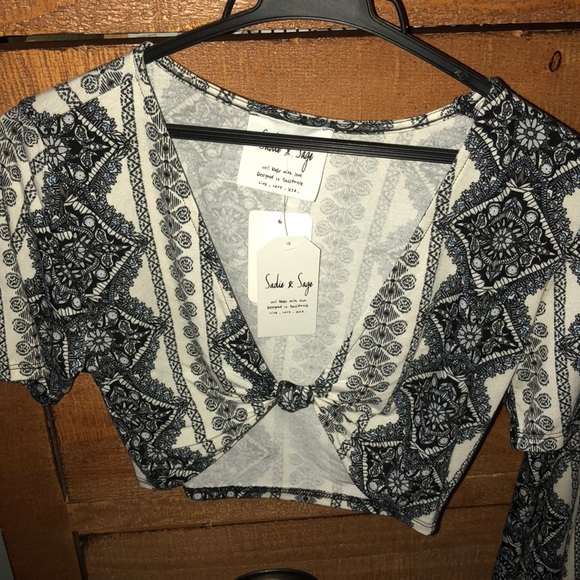 NWT Bohemian skirt and crop top set - Picture 2 of 3